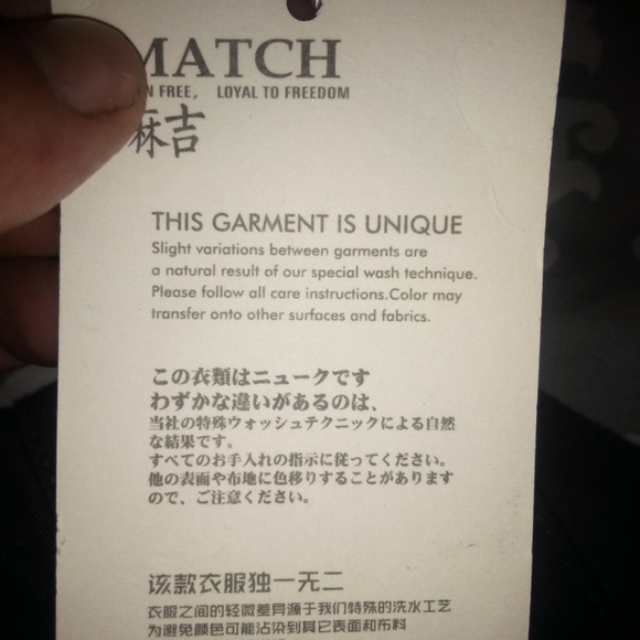 Match and match stick cargo pants 4xl/40 blue, black and grayish black - Picture 6 of 6